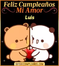 GIF Feliz Cumpleaños mi Amor Luis